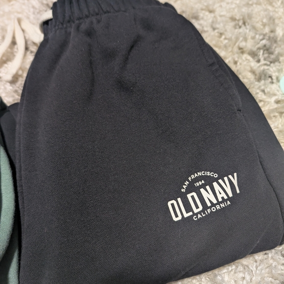 Old Navy Kids Jogger Pants - Green and Black - Picture 2 of 7